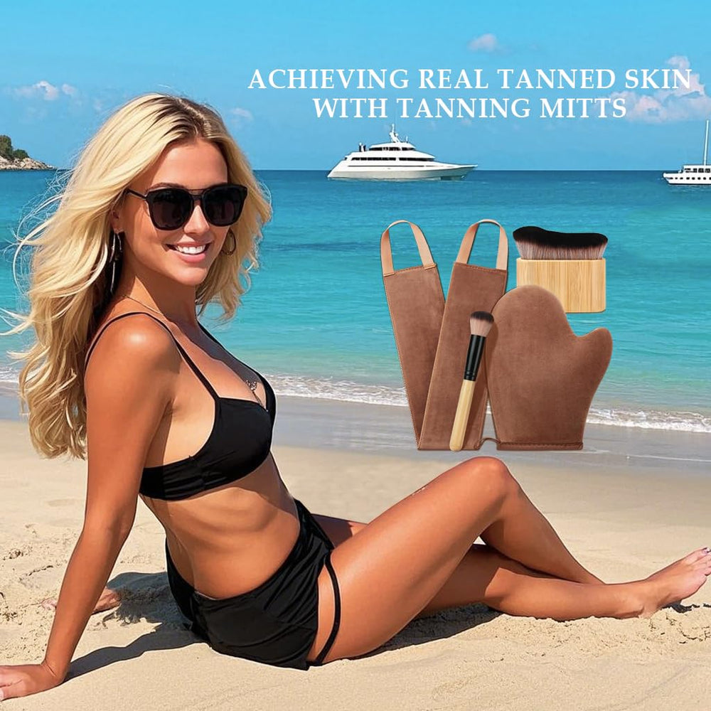 ANSPHIE rangement et durabilité bronzage, ensemble réutilisable.