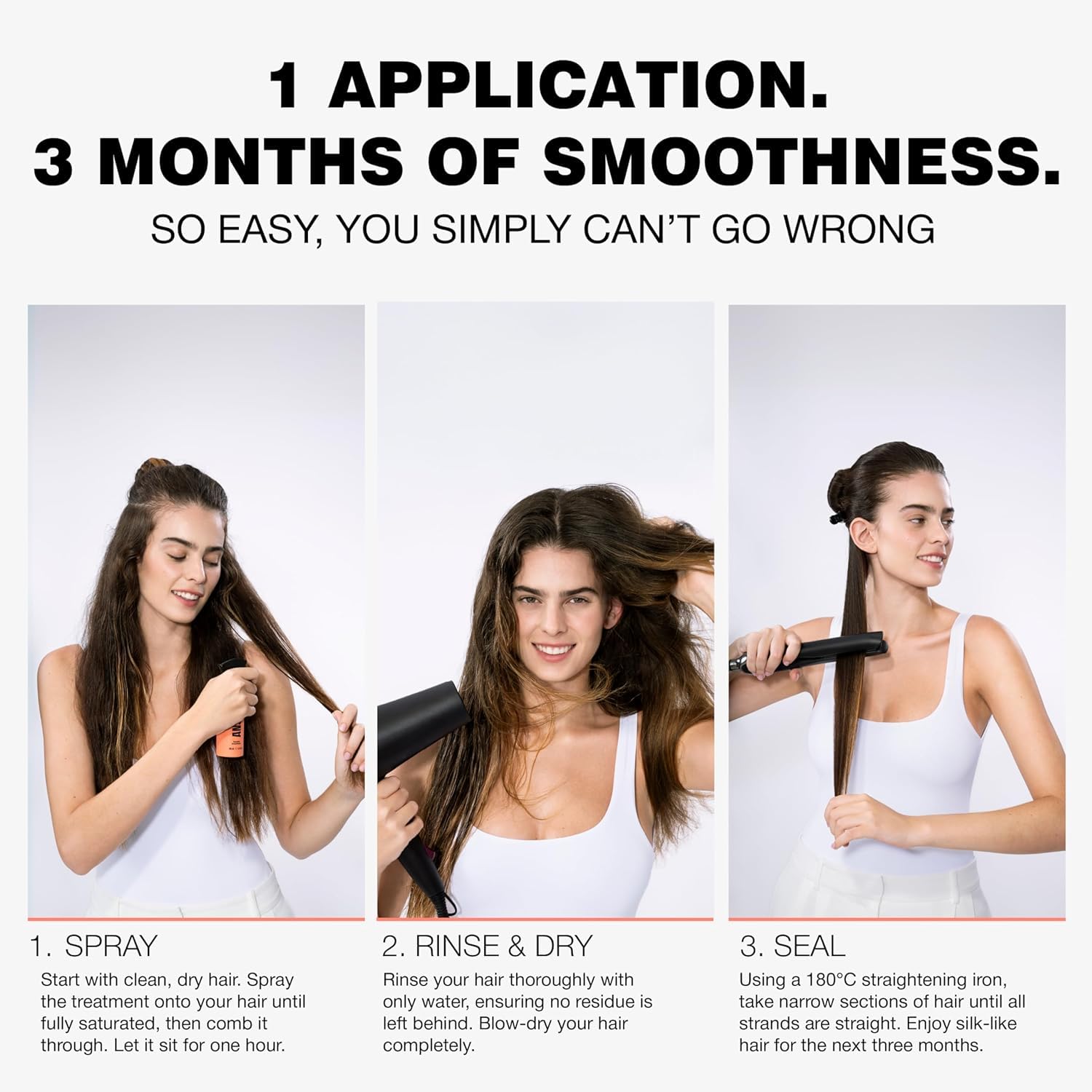 ANSWR Sans sulfate – formule douce adaptée aux cheveux colorés.