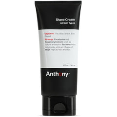Anthony crème de rasage pour homme peau sensible — Bouteille, texture riche qui facilite un rasage doux.