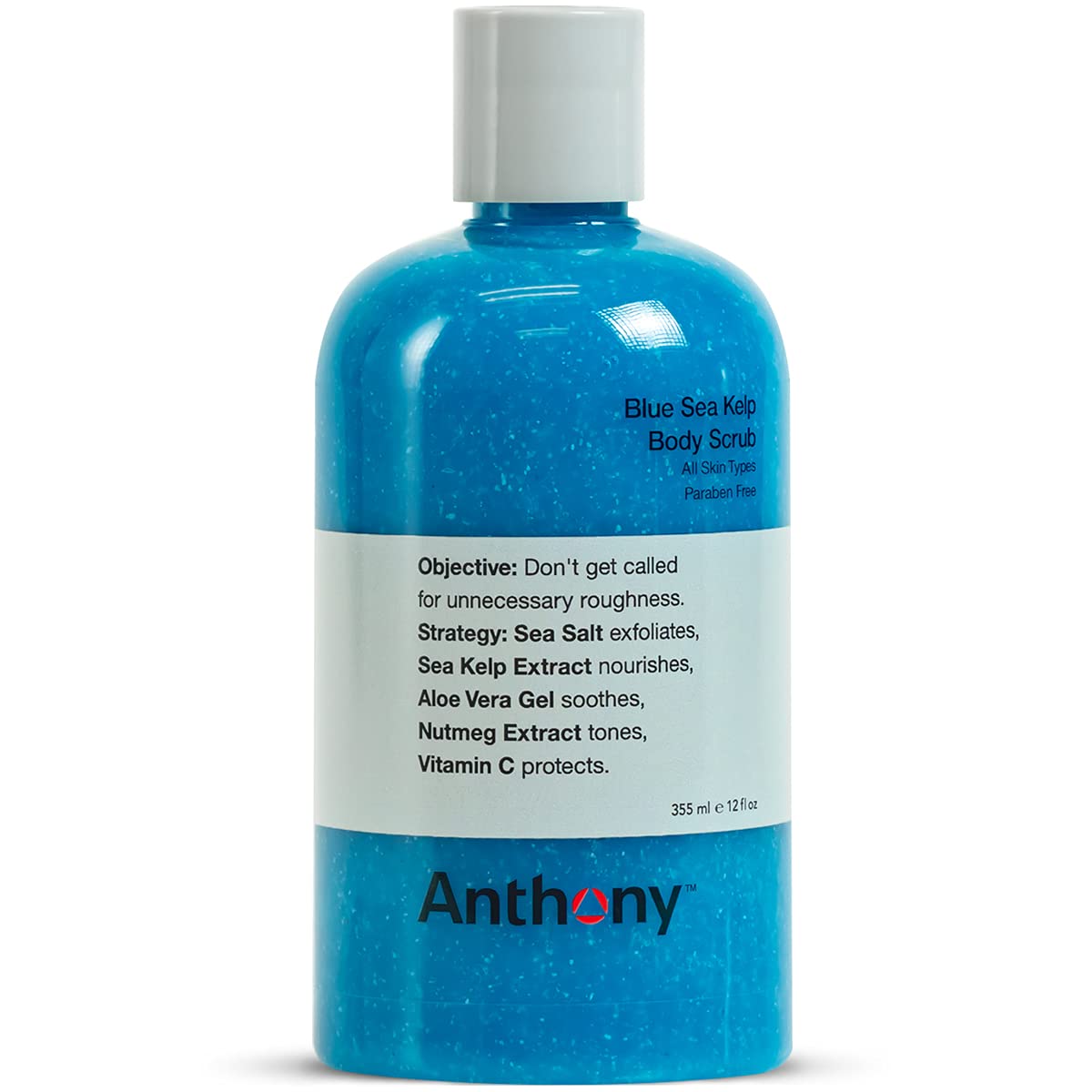 Anthony gommage corps texture sel marin révèle peau plus lisse