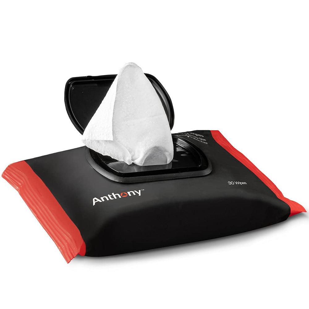 Anthony Lingettes usage voyage: format pratique pour nettoyer et revitaliser la peau en déplacement.