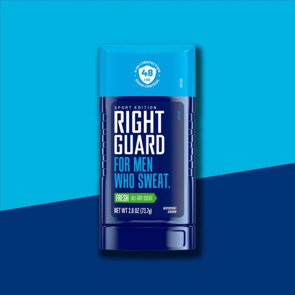 Anti-odeur et anti-transpiration Right Guard Sport pour les activités.