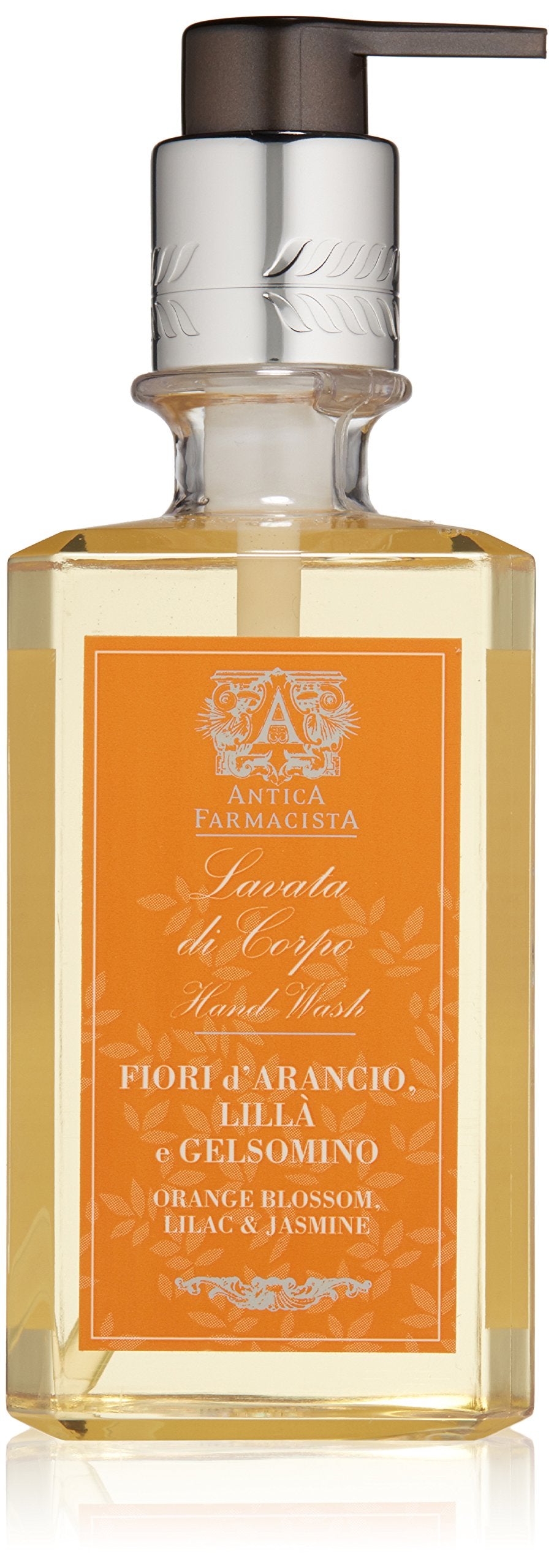 Antica Farmacista – bouteille de lavage mains et corps, parfum floral et hydratation.