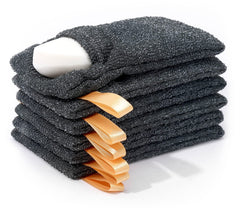 Pochette exfoliante Antimbee pour savon Six-Pack, mousse facile et savon mieux utilisé.