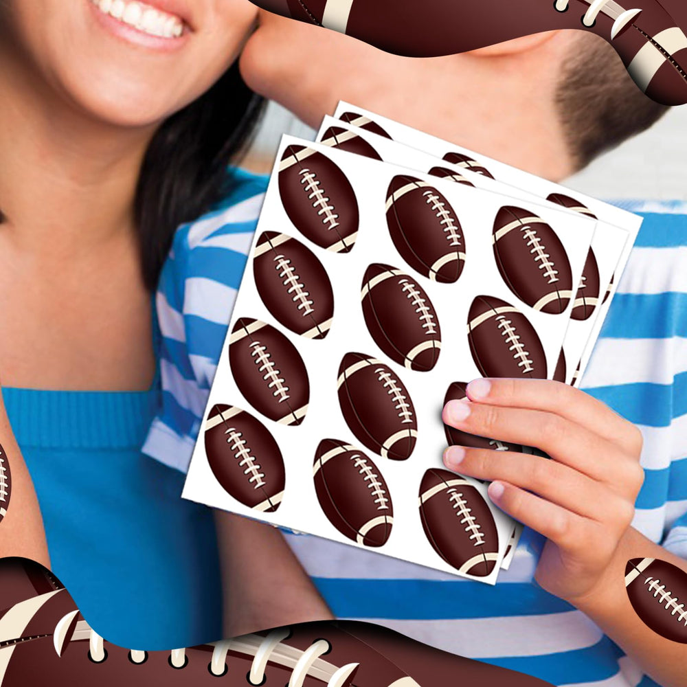 ANTING tatouages football images colorées pour cadeaux ou récompenses.