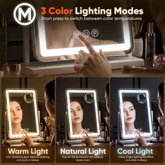 Antok Vanity mode lumière froide pour rendu couleur précis.