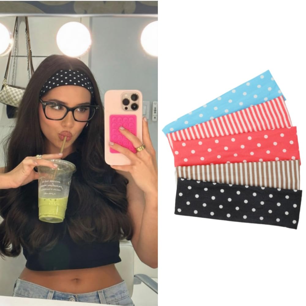 Bandeau Anvnkl pois rose – confort durable et usage quotidien.
