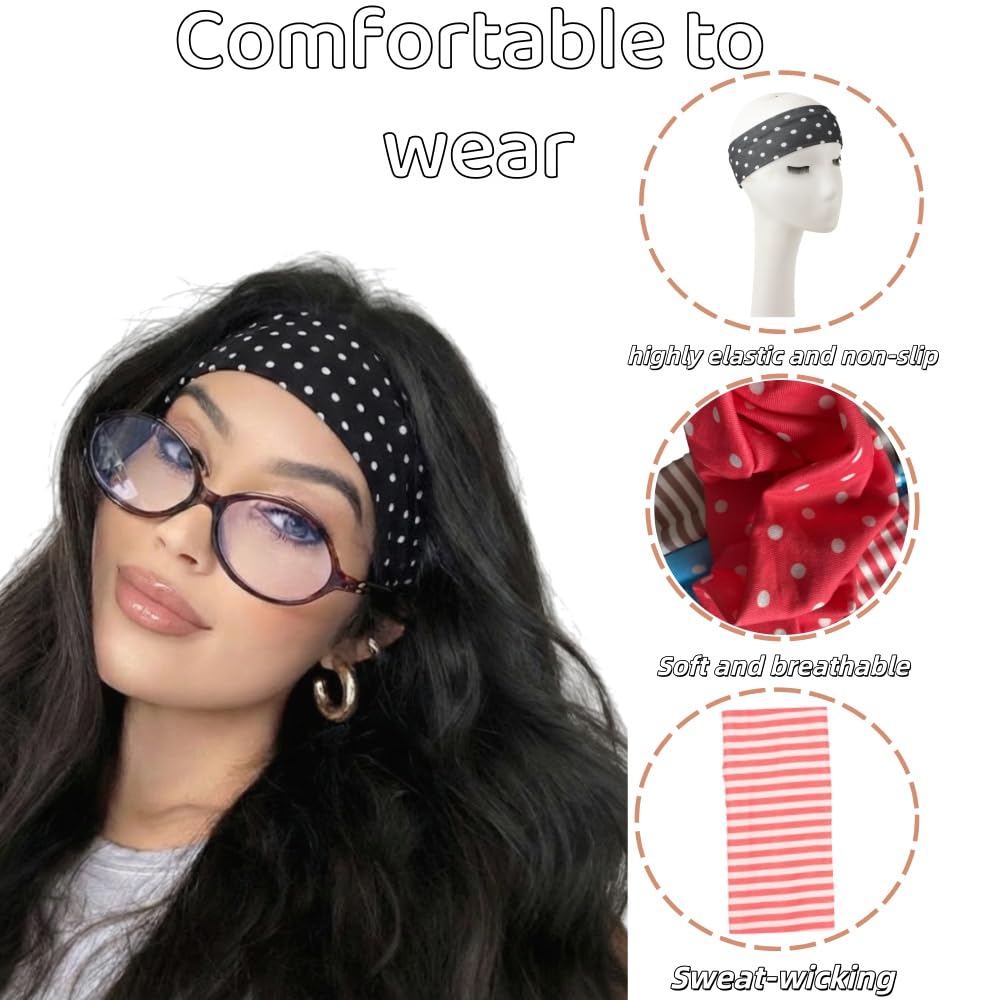 Bandeau Anvnkl rayé rose pâle enfants – style mignon et pratique.
