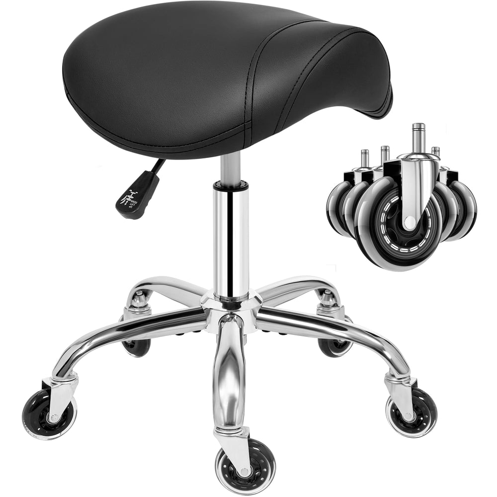 ANWBROAD tabouret selle ergonomique avec roues pour confort accru