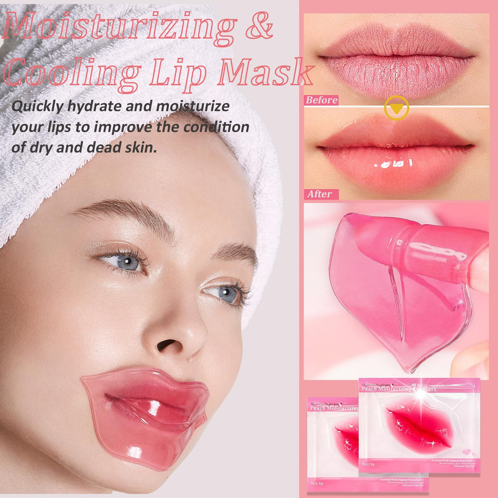 Anweina masque lèvres collagène rose, exfolie et hydrate les lèvres.