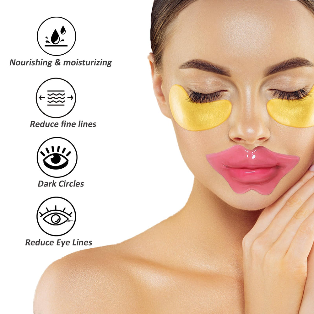 Anweina patchs yeux Or 24K, revitalisation du regard.