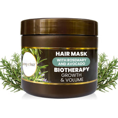 ANYELUZ Masque capillaire – Bouteille romarin et avocat pour hydrater en profondeur les cheveux.