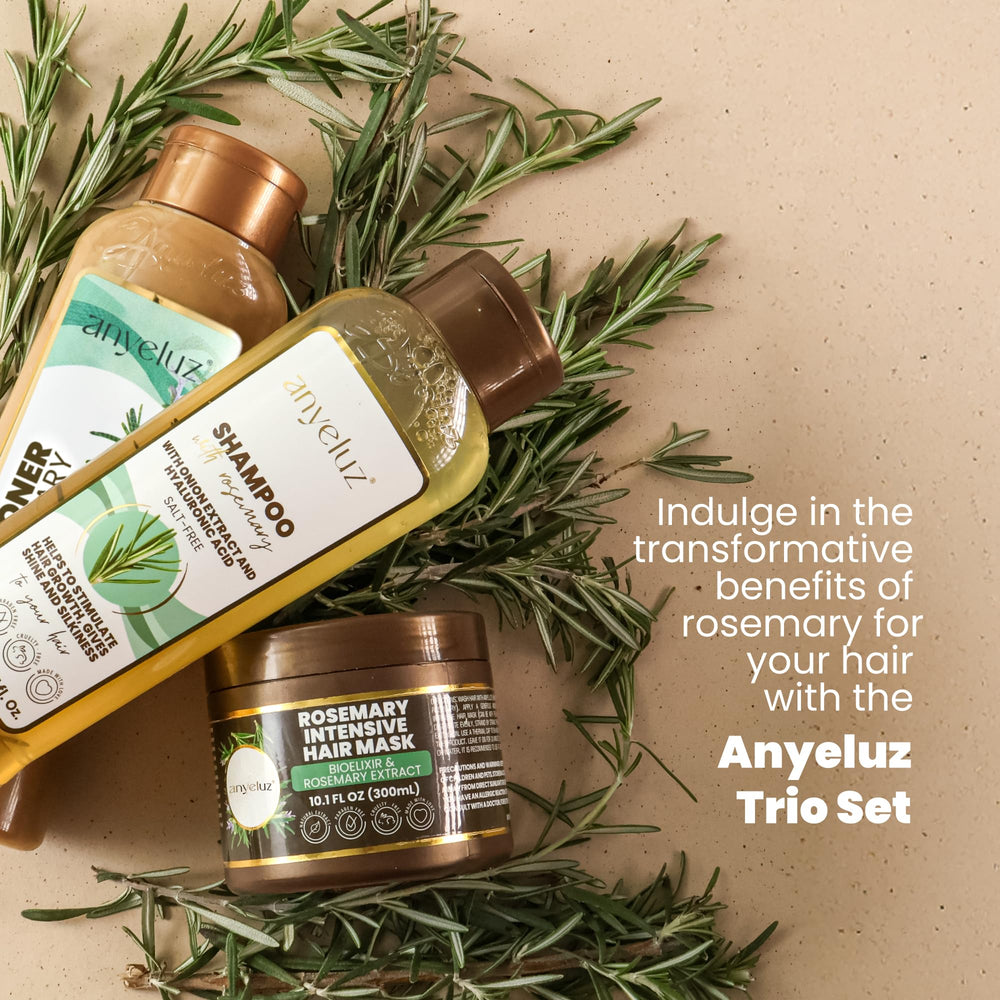 ANYELUZ Packaging élégant – Étiquette claire et design attractif pour votre routine capillaire.
