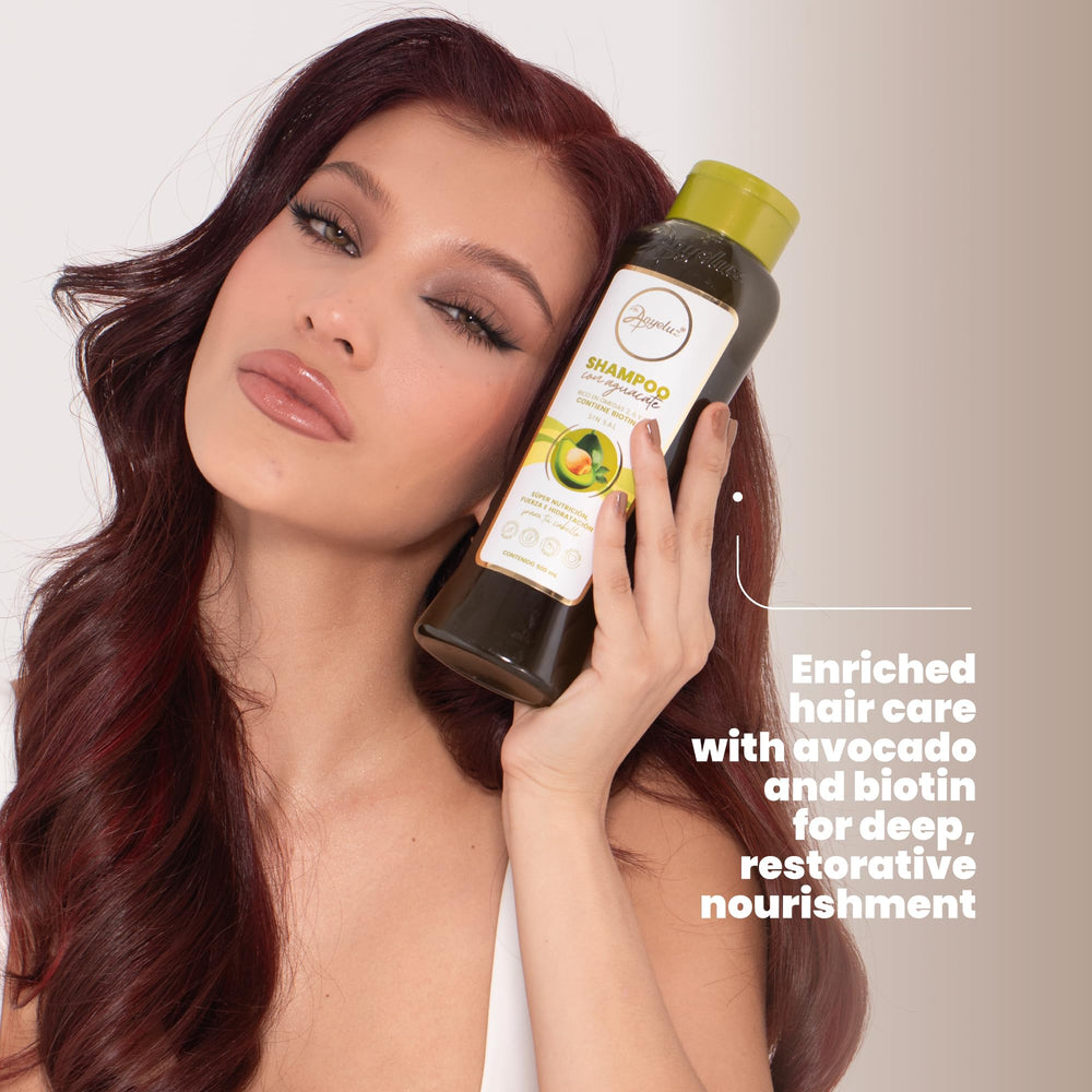 ANYELUZ Shampoing Avocat – cheveux endommagés renforcés