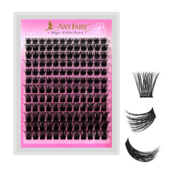 ANYFAIRY Grappes Cils 8-18mm: 144 pièces pour un look personnalisé.
