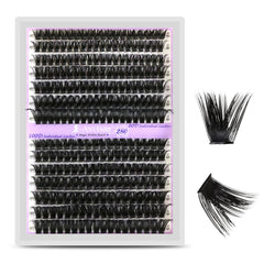 ANYFAIRY grappes de cils — boîte 280 pièces pour regards personnalisés.