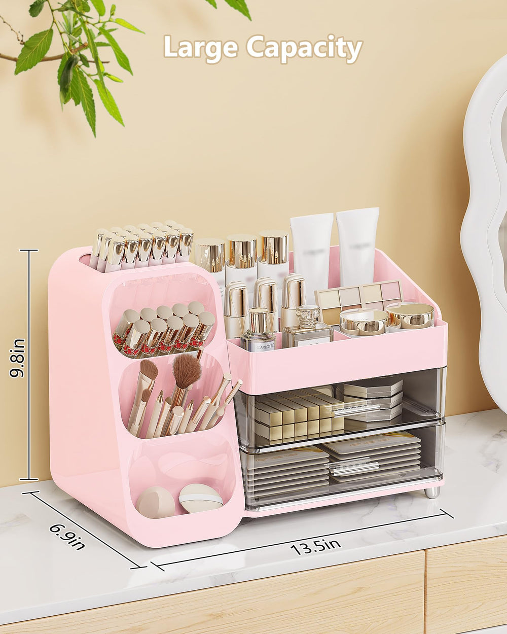 Anylady base élevée, design élégant et stabilisant pour surface de travail propre.