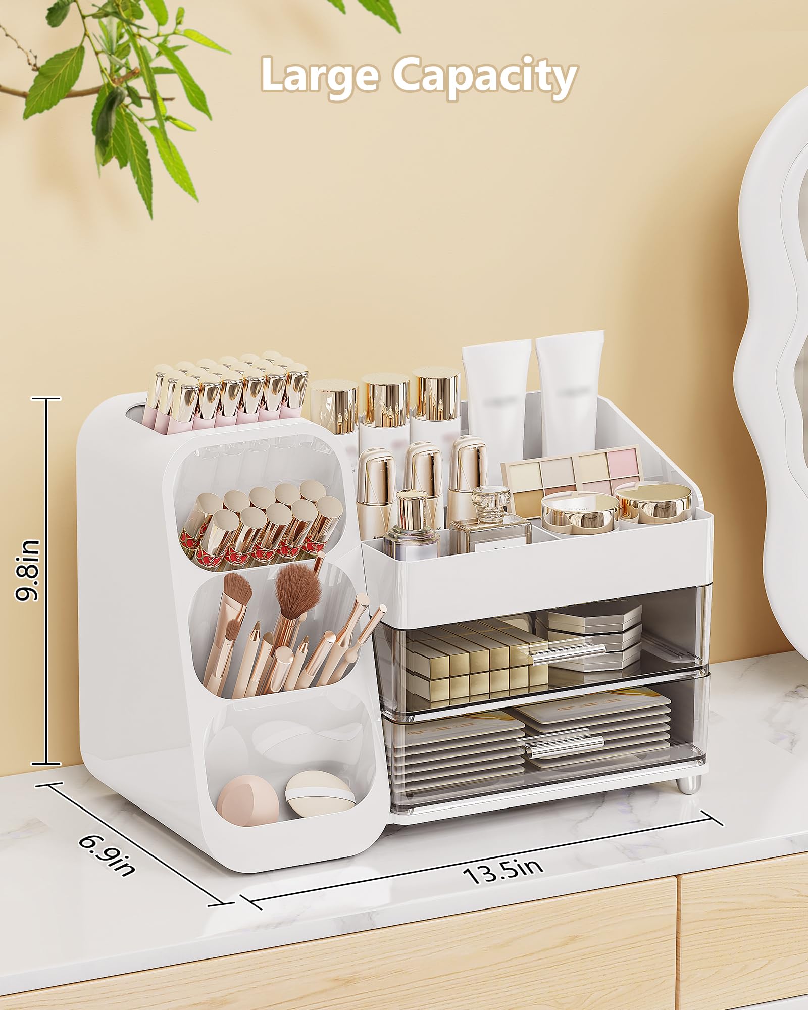 Anylady Design élégant et pratique, parfait pour coiffeuse, dressing ou cuisine.