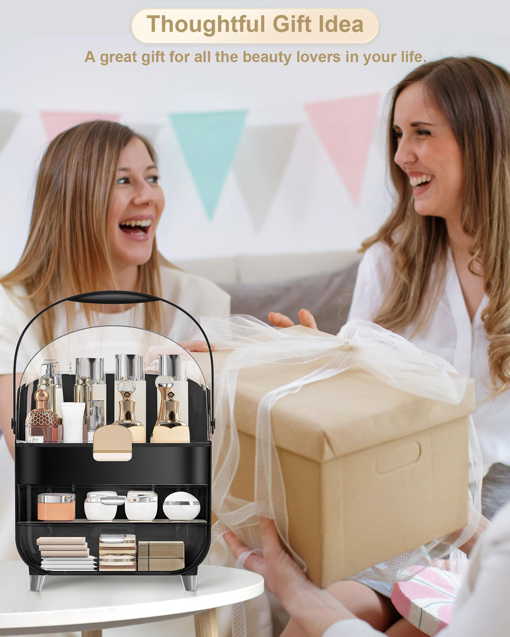 AnyLady organisateur-bijoux-accessoires-beaute, stockage organisé et prêt à l'emploi.