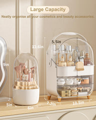 Anylady organiseur-soins-visage transparent haut, accès rapide.