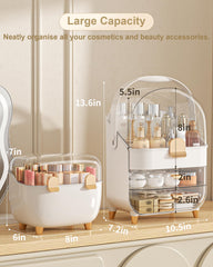 Anylady Range soins visage, boîte pratique et transparente pour coiffeuse.
