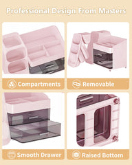 Anylady tiroirs glissants, rangement intuitif pour vos palettes et pinceaux préférés.