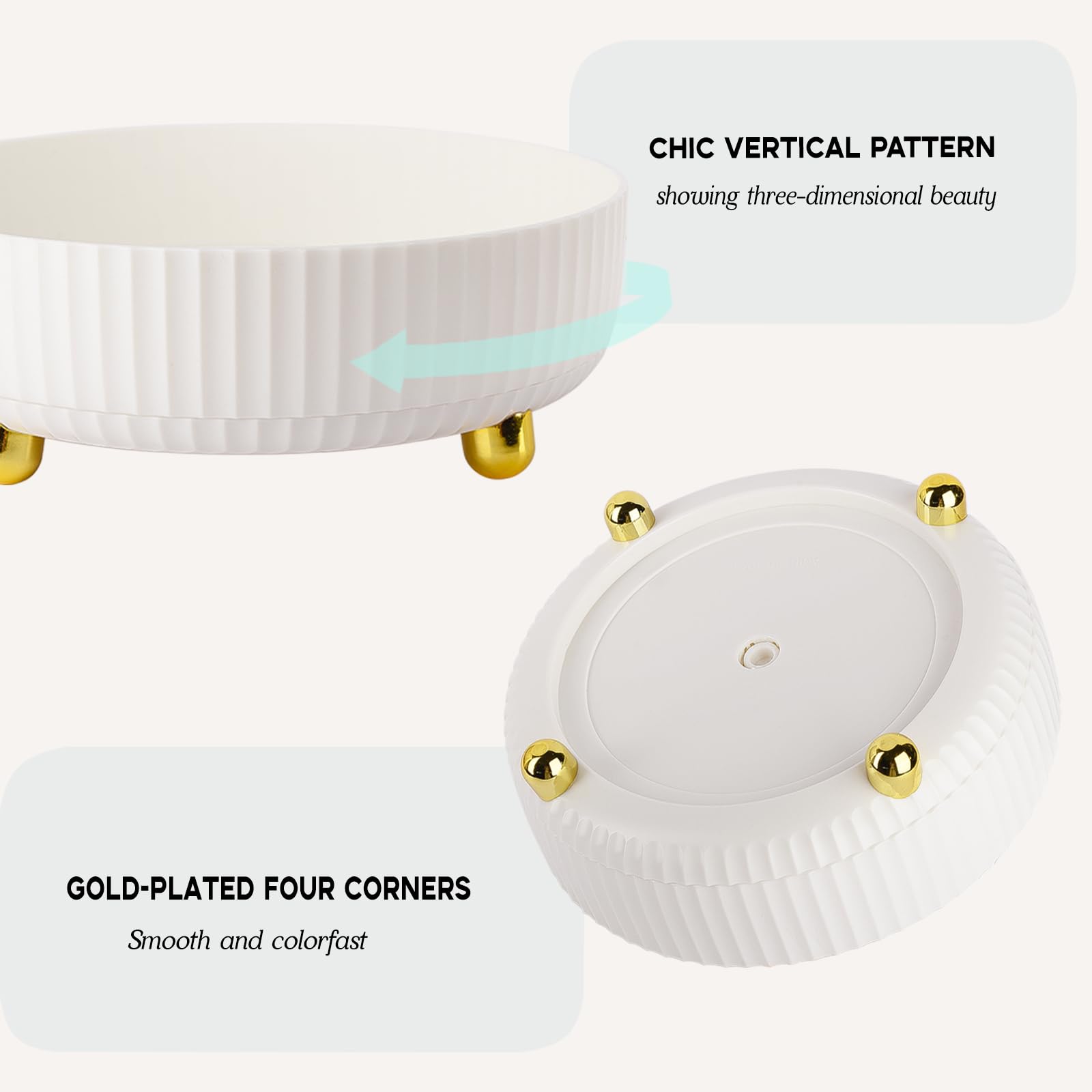 Anyoifax etagere-anti-glisse cosmétiques, rangement sûr et accessible.