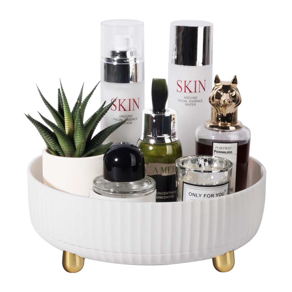 Anyoifax organisteur makeup-perfume rotation 360, accès rapide et visibilité accrue des produits beauté.
