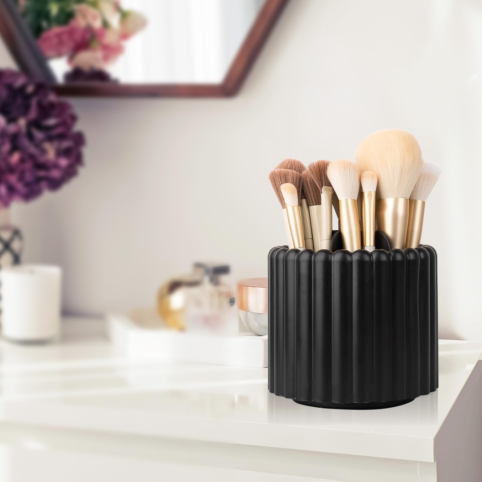 Anyoifax rangement compact et spacieux pour accessoires beauté