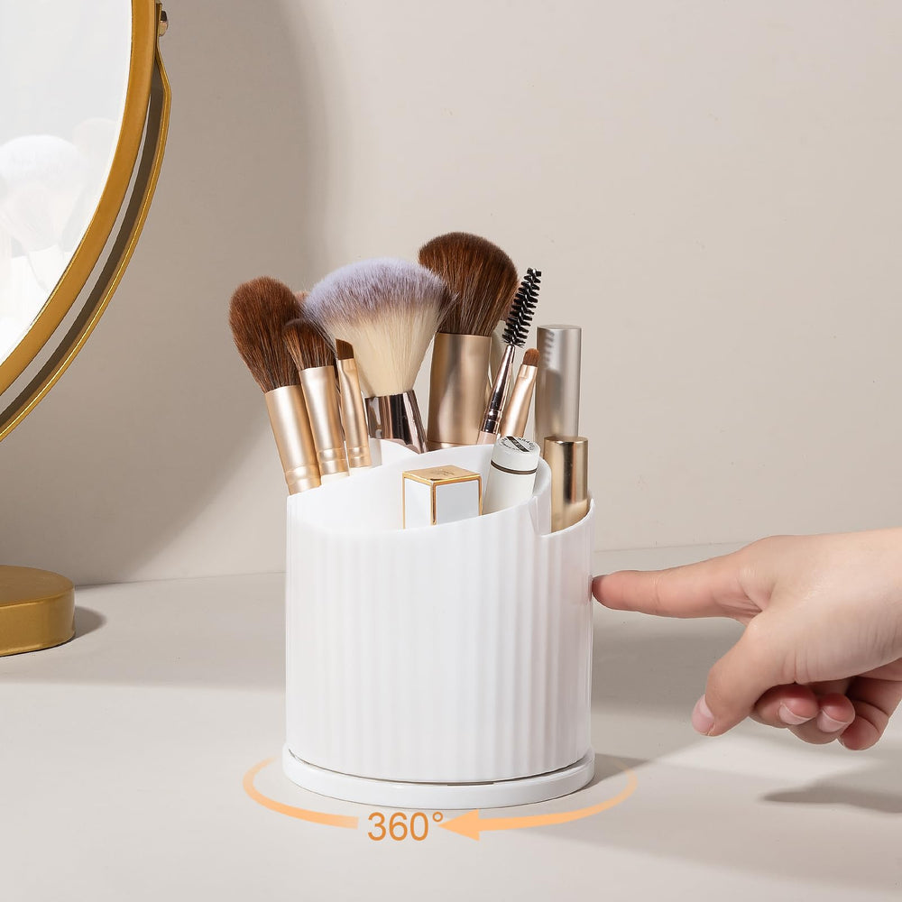 Anyoifax-rangement-compact-vanite optimise l’espace sur la coiffeuse.