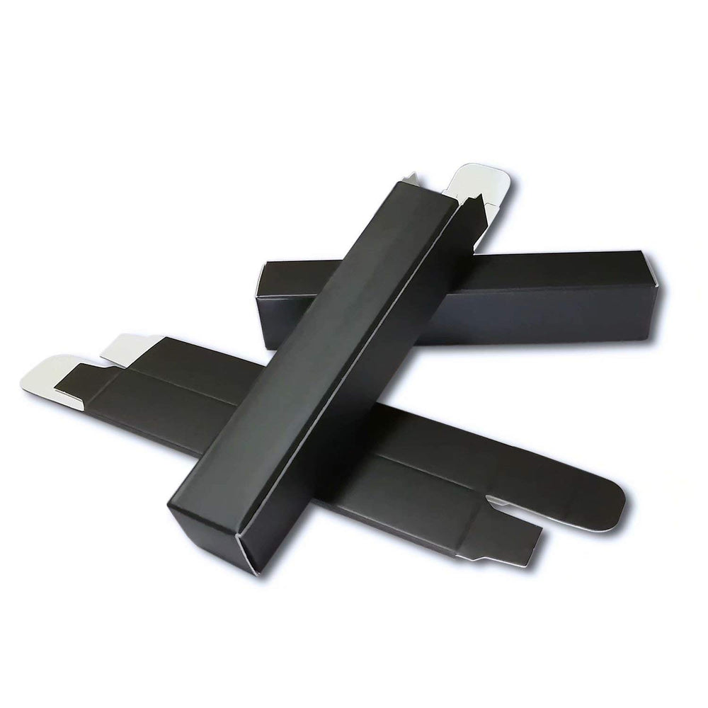 ANZKA boîte lip gloss noir mat, protection renforcée pour l'expédition et un look premium.