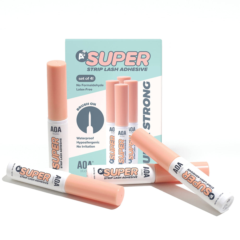 AOA Studio Colle cils douce pour yeux sensibles, retrait facile.