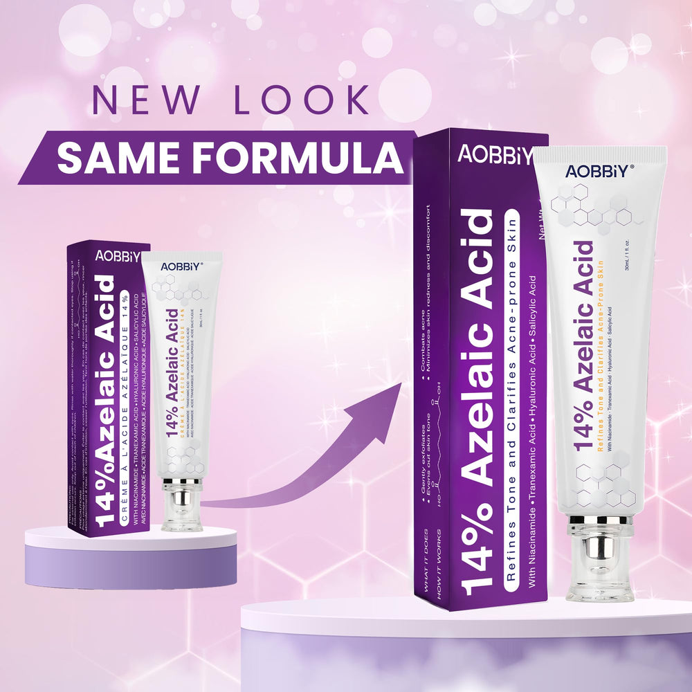 Packaging with both tube and cap visuals for easy at-home routines