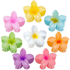 Pinces cheveux AOENJIE avec fleurs hawaïennes pour un look estival élégant.