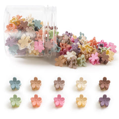 AOENJIE mini pinces fleurs pour cheveux, ensemble de 100 pièces, parfait pour varier les looks.