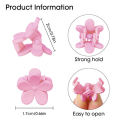 Pinces AOENJIE mini-fleurs multicolores, accessoire léger pour tous les looks.