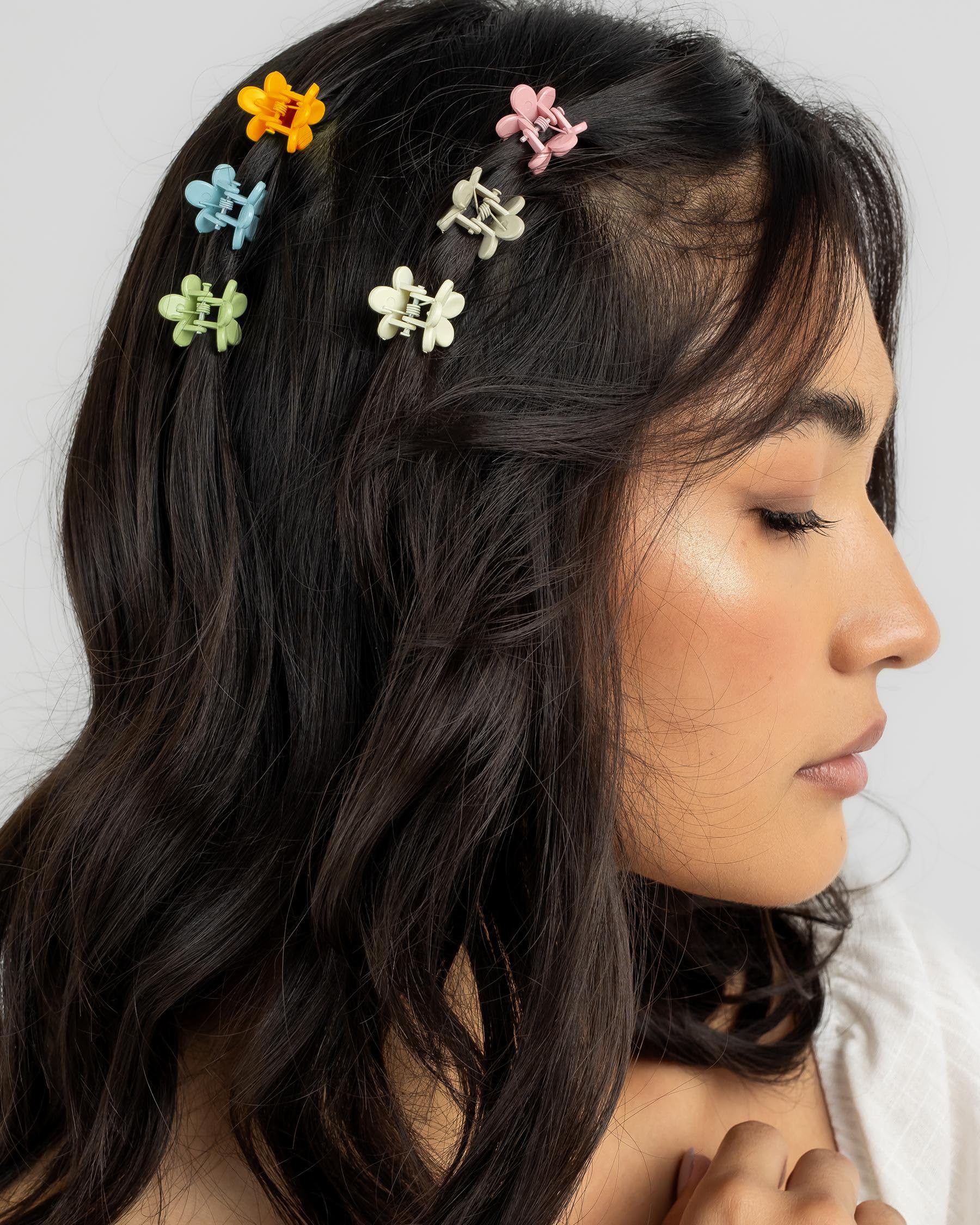 AOENJIE pinces fleurs mini, facile à utiliser pour créer des styles variés.