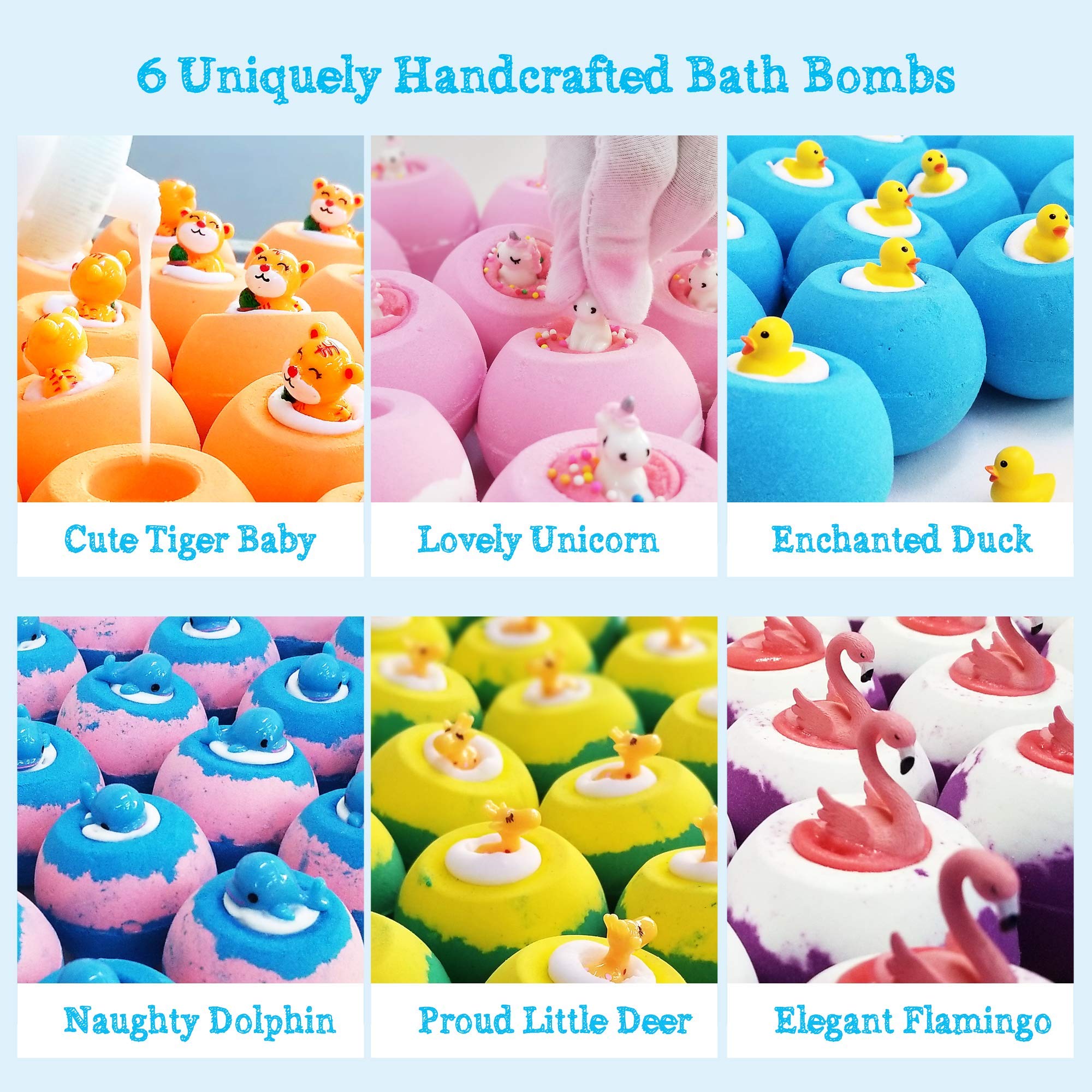 Bombe de bain artisanale Aofmee, sans résidu et facile à rincer.