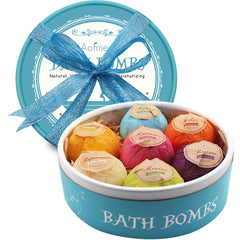 Bombe de bain Aofmee coffret 7 pièces, détente à domicile.