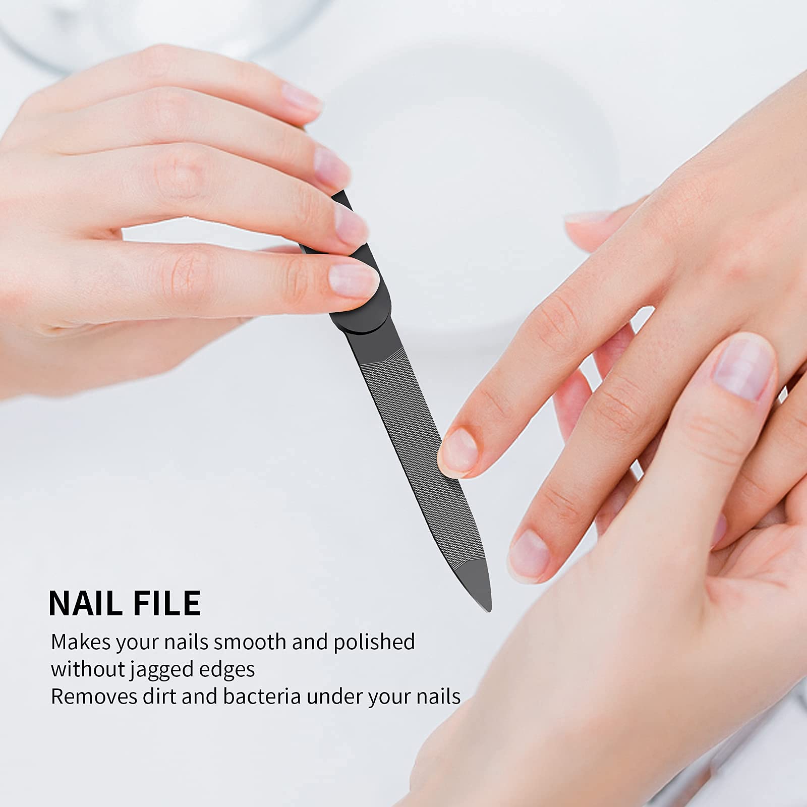 Aogeili ciseaux ongles durables acier inox, utilisation longue durée.