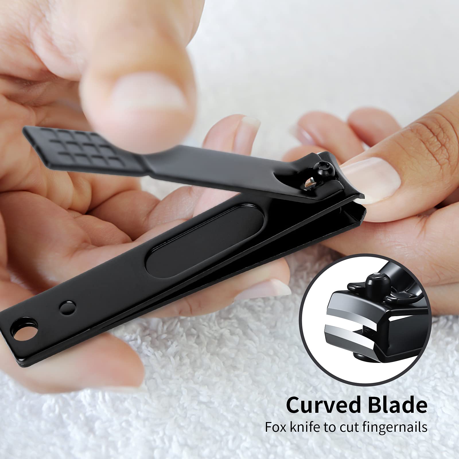 Aogeili lame incurvée épouse la forme des ongles pour une coupe nette.