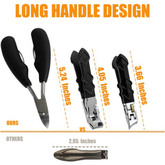 Aondos coupe-ongles lame incline suit la courbe naturelle.