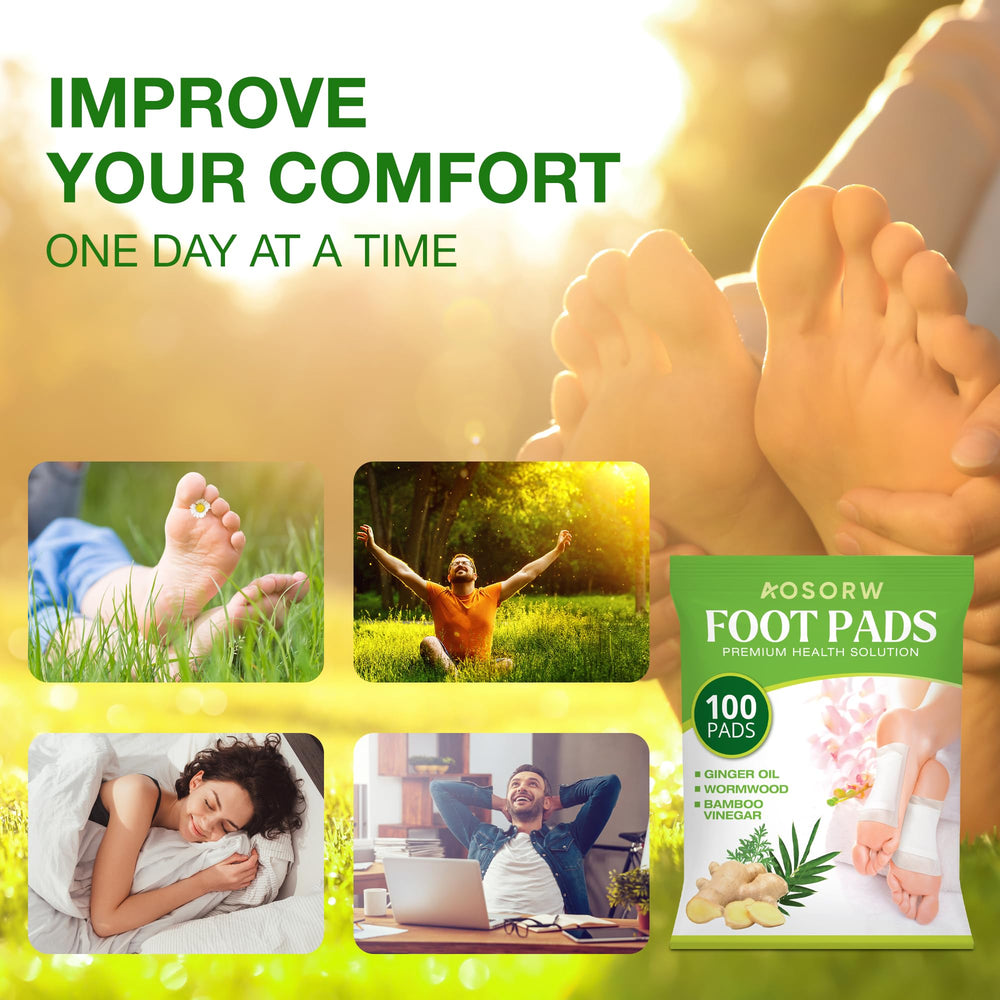 AOSORW overnight foot pads on clean dry feet for best results.