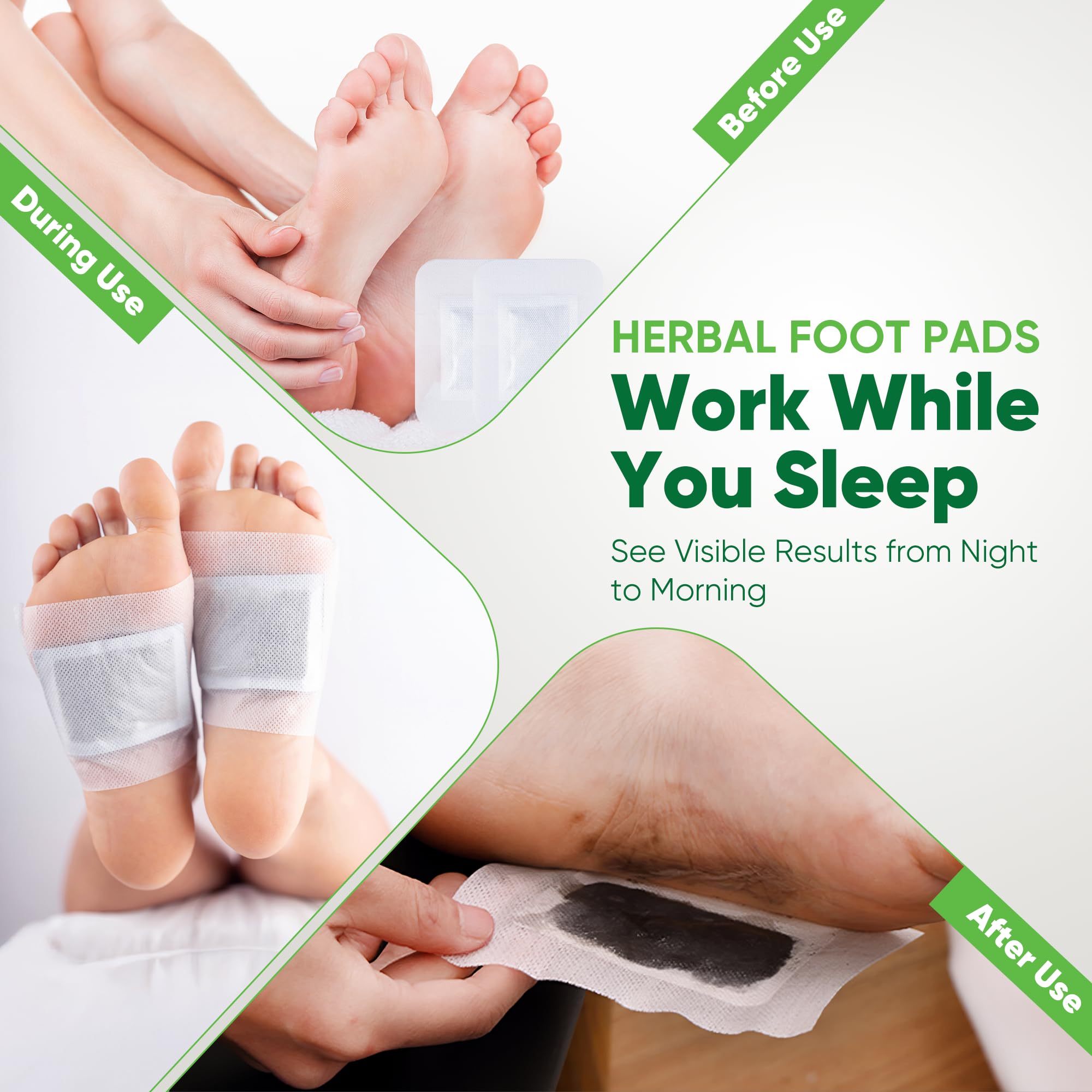 AOSORW pads-relaxation-nocturne: expérience simple et agréable pour les pieds.