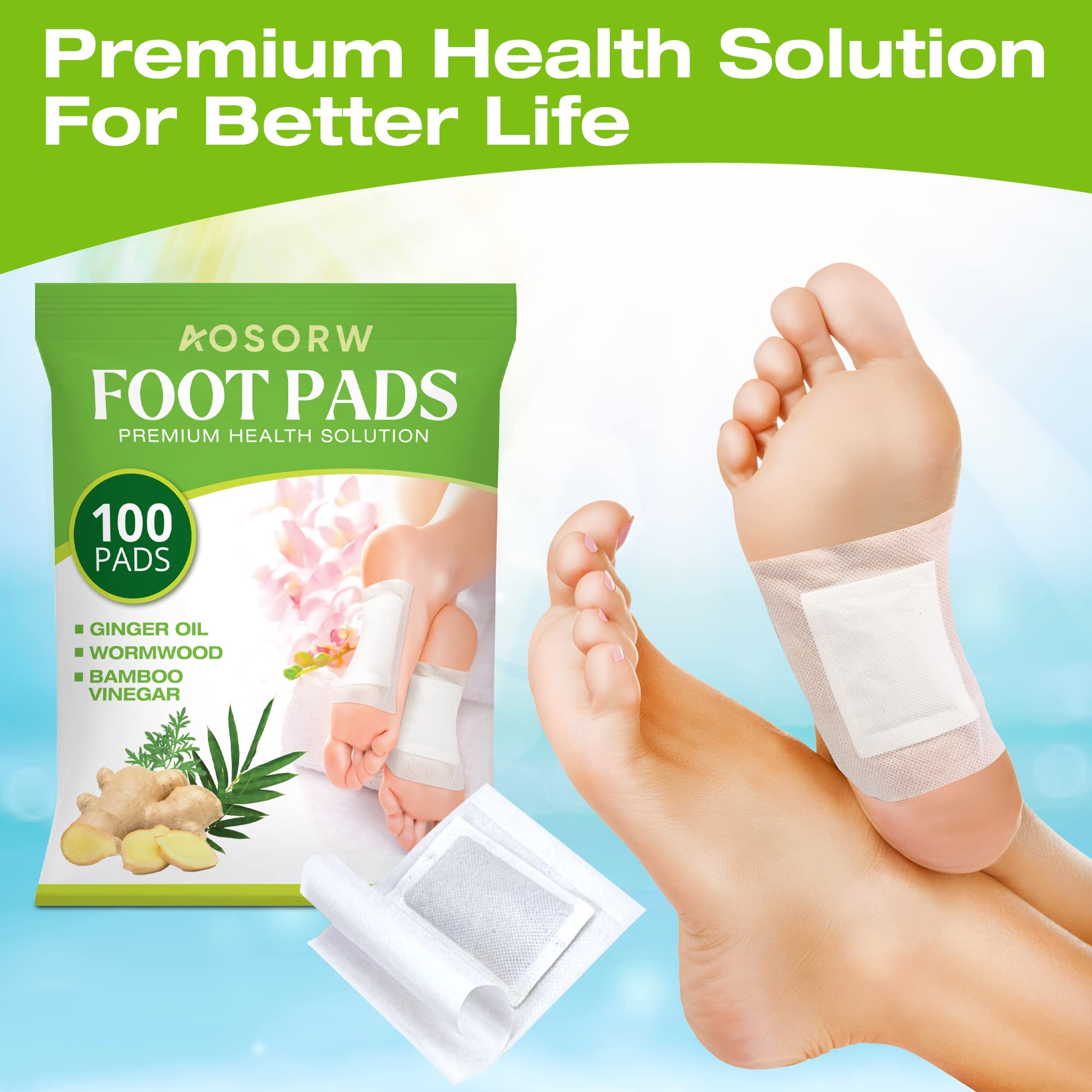 AOSORW wellness routine foot care product supports self care.