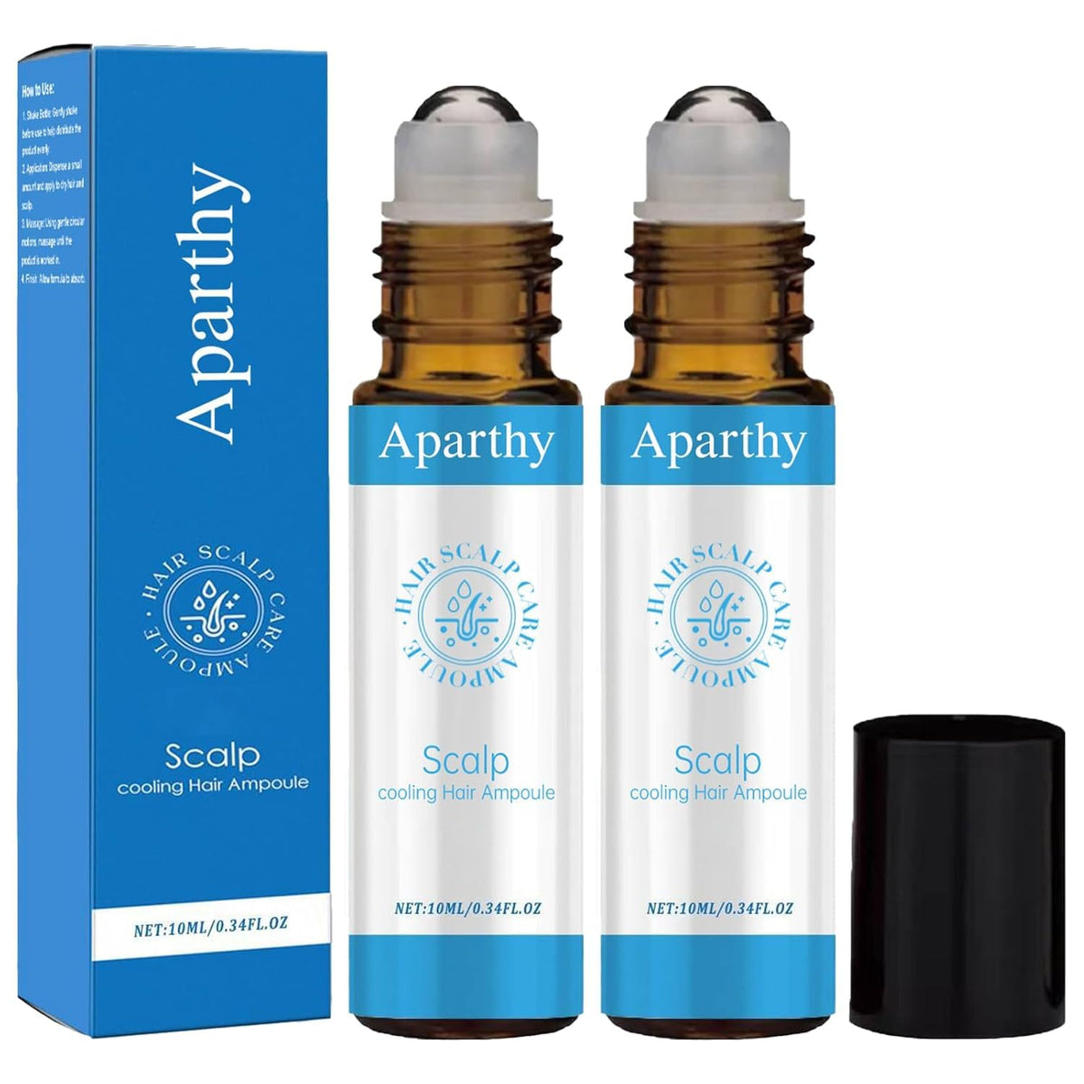 Aparthy Roll-On : flacon compact et bille d'application pratique.