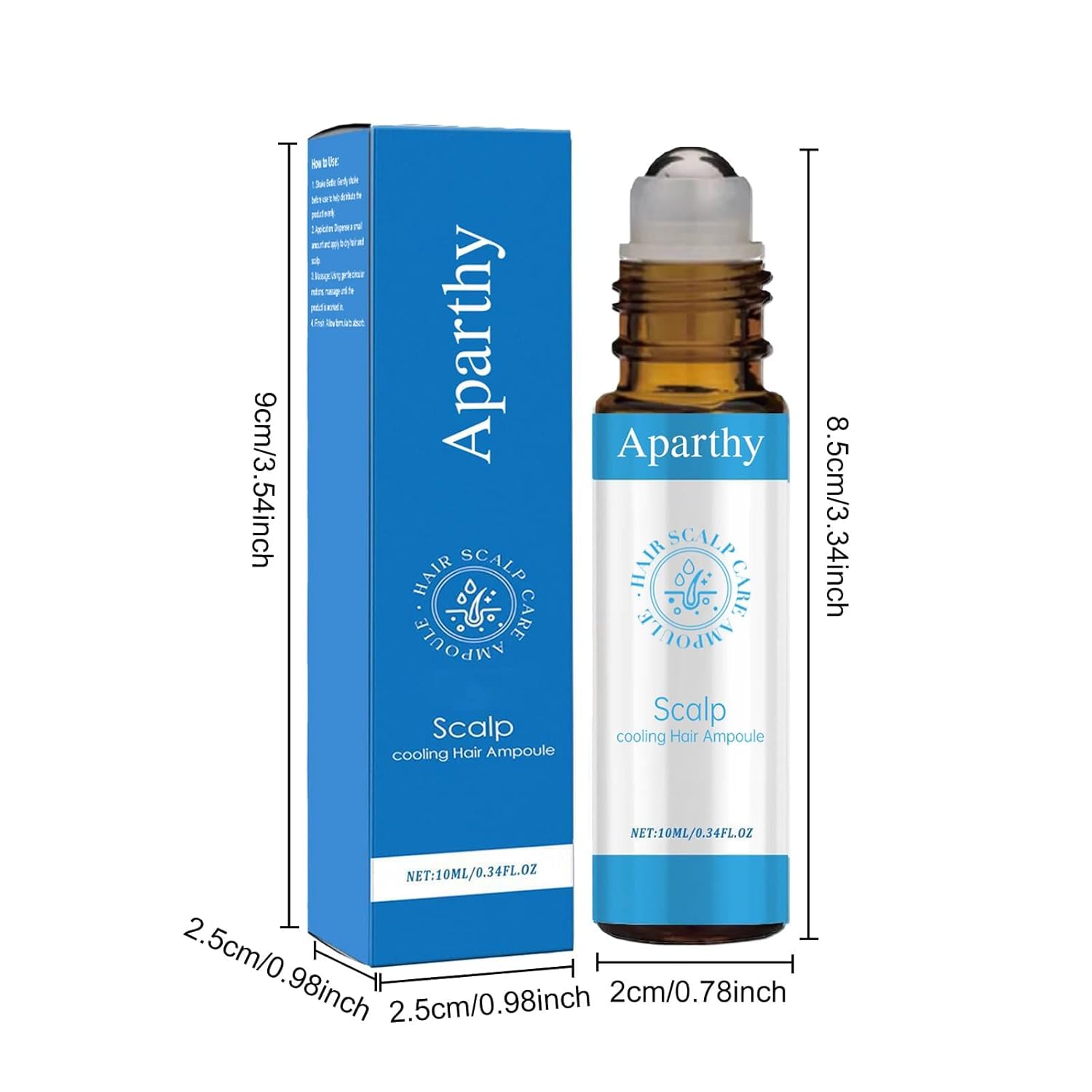 Aparthy Roll-On : format pratique 2 x 10 ml pour le voyage.