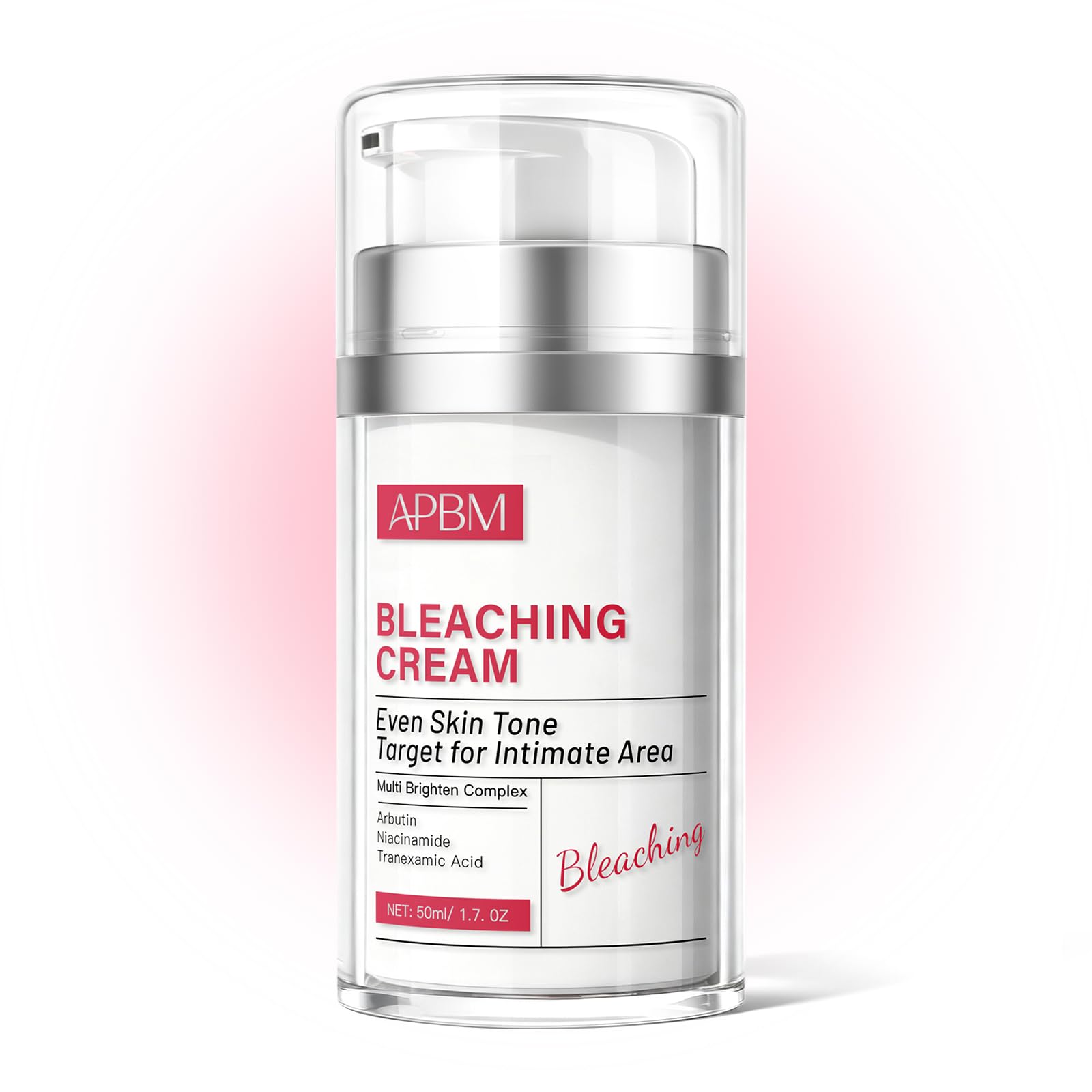 APBM Crème éclaircissante intime dans sa boîte, utilisation pratique à domicile.