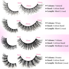 APCYUST cils extensions sans rendez-vous, effet séparé et soigné.