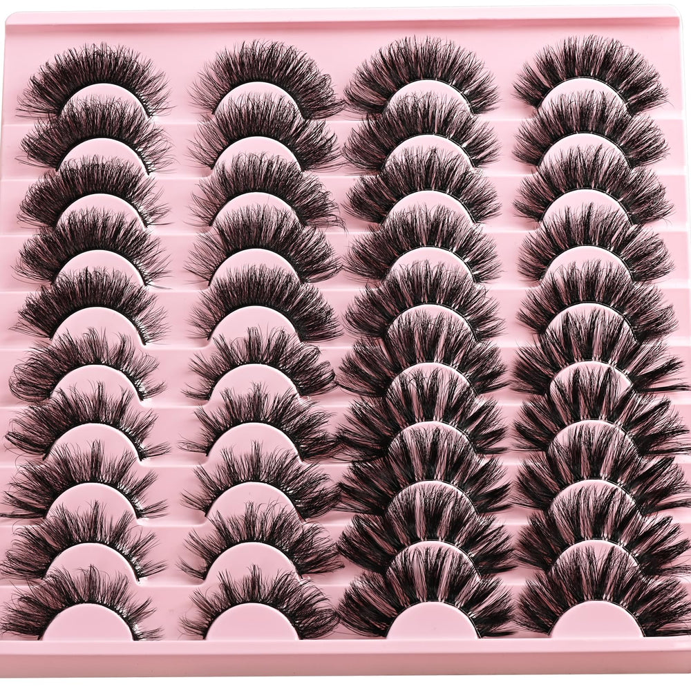 APCYUST cils-faux mink synthétique doux et réutilisables